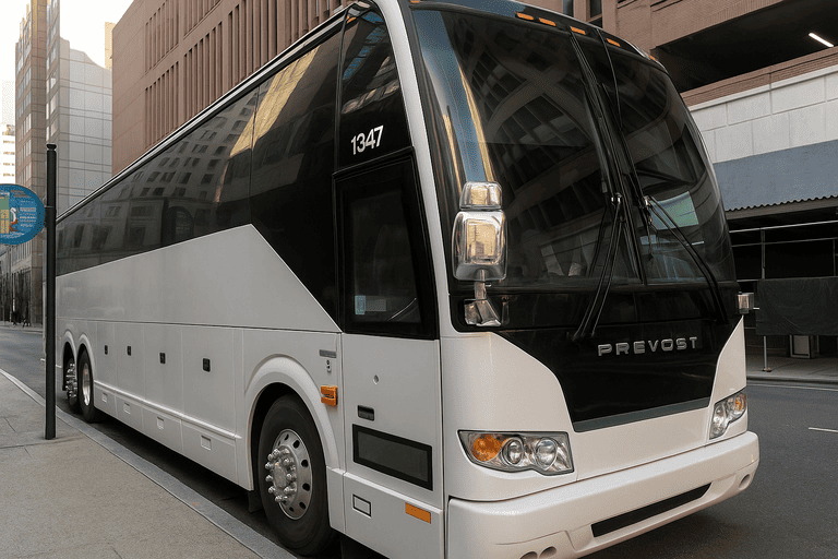 a Charter Bus Rental South Fulton coach bus
